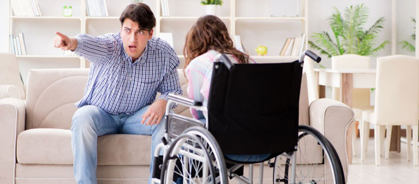 Assault against a disabled person-image